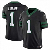Men & Women & Youth New York Jets #1 Sauce Gardner Black 2024 F.U.S.E. Vapor Limited Football Stitched Jersey,baseball caps,new era cap wholesale,wholesale hats